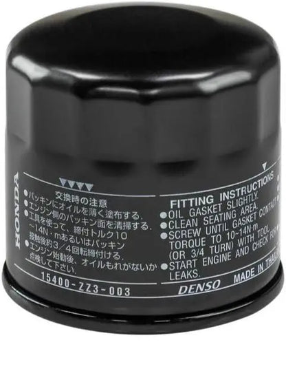 Honda 15400-ZZ3-003 / 15400-PFB-014  Genuine  Oil Filter (2 Pack)