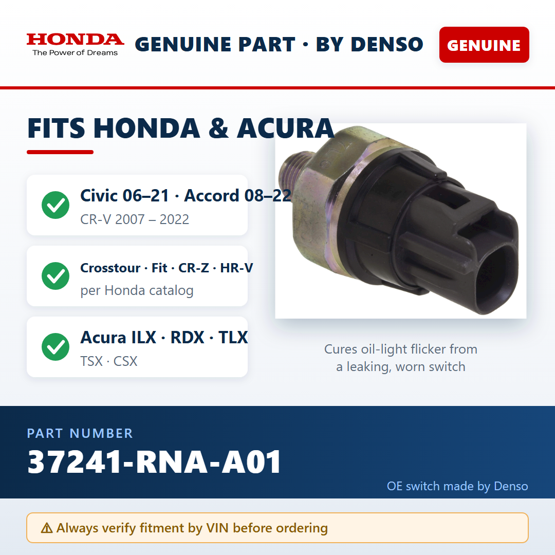 Honda 37241-RNA-A01 — fitment guide infographic