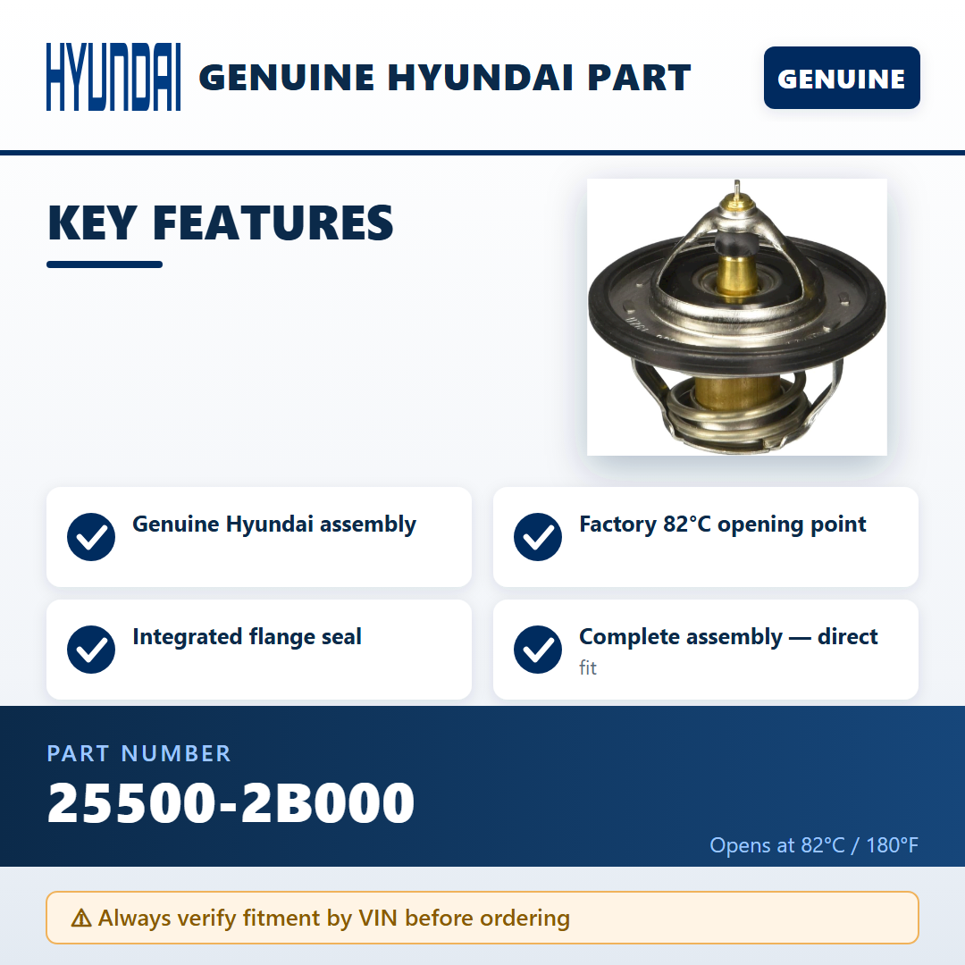 Hyundai 25500-2B000 — key features infographic