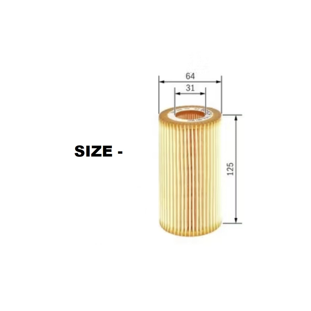 Volvo 8692305  Genuine  Oil Filter Insert Element Cartridge (2 PACK)