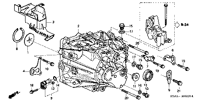 Genuine Honda 91205-PL3-B01 Drive Axle Oil Seal