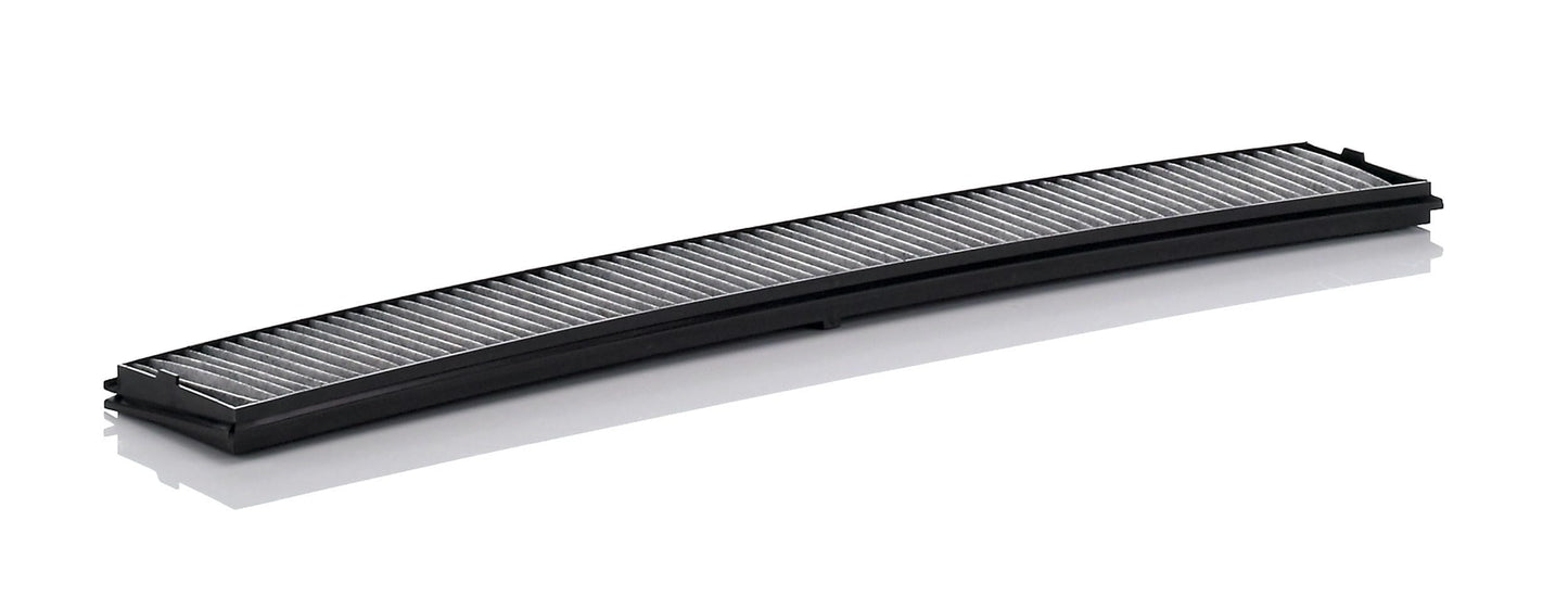 MANN CUK 6724 carbon cabin filter element for BMW E46 and X3 E83 - angled view