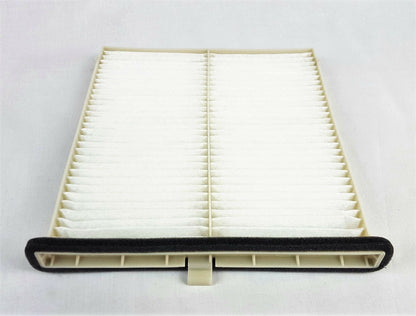 Mazda KD45-61-J6X cabin air filter - rear view of pleated media