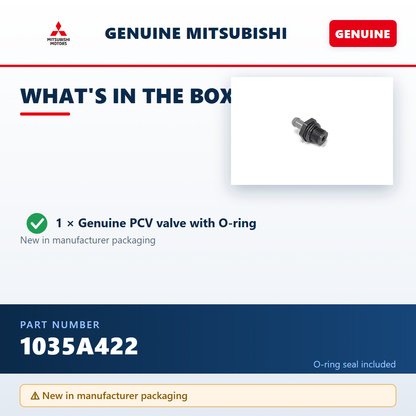 Mitsubishi 1035A422 — package contents infographic