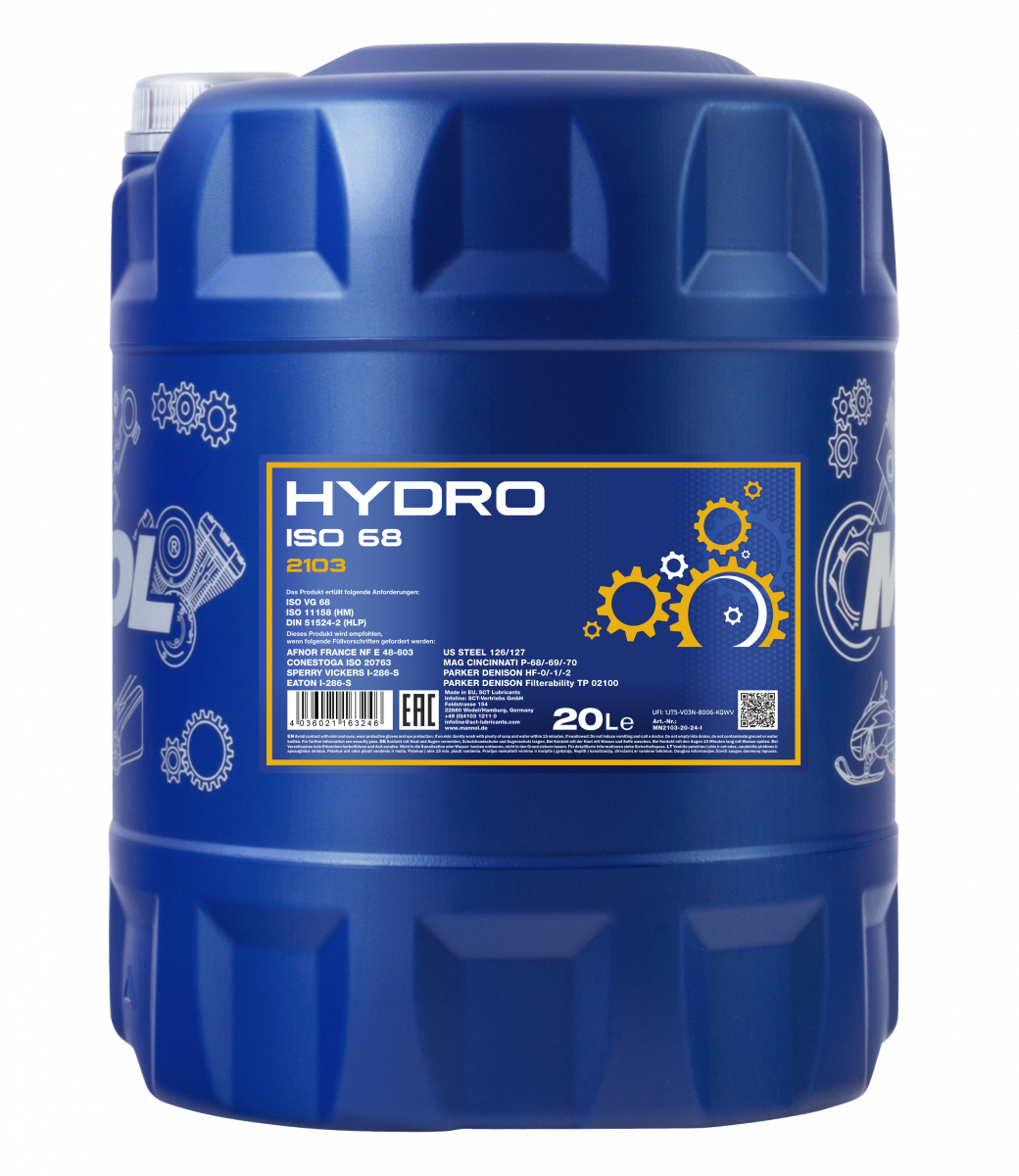 MANNOL Hydro ISO 68 Longlife