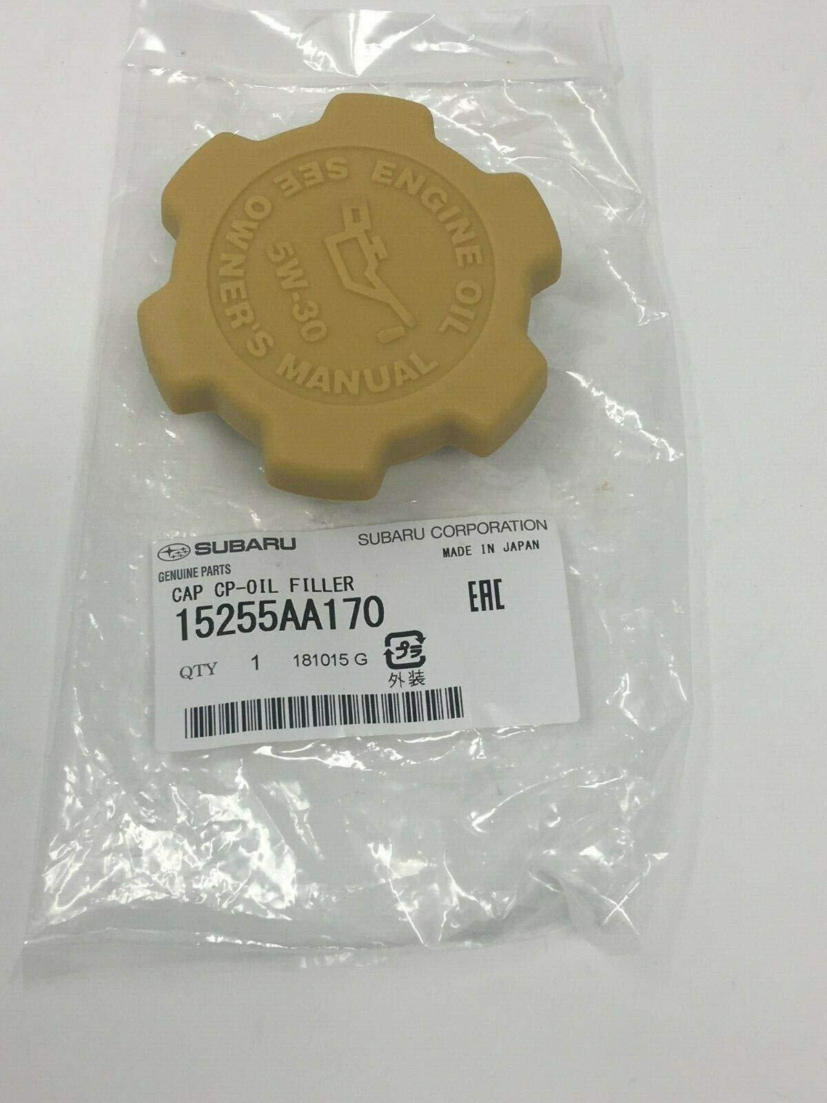 Genuine Subaru 15255AA170 Oil Filler Cap — product photo 1