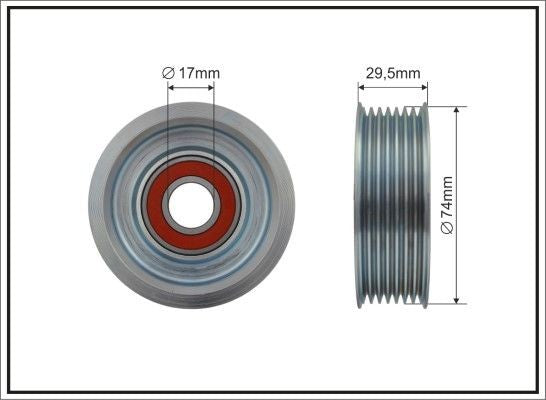 Honda Genuine  31190-RRA-A00 Idler Pulley
